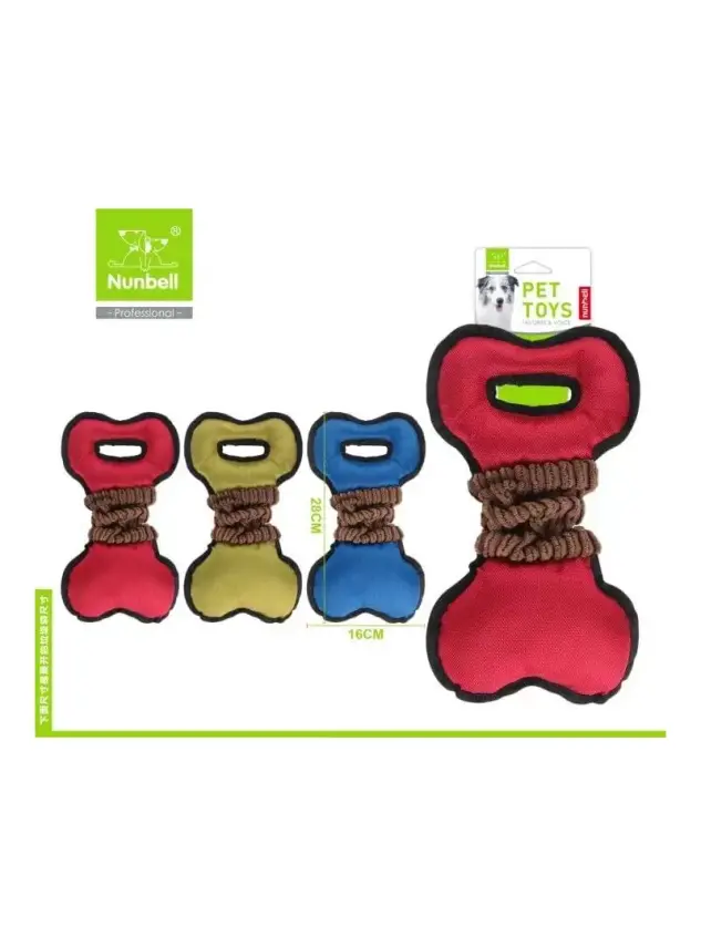 Nunbell Köpek Kumaş Kemik Oyuncak - 1