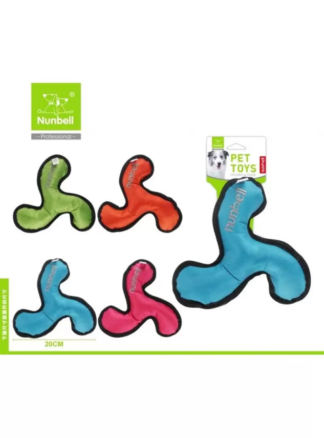 Nunbell Köpek Kumaş Oyuncak Desenli Frizbi - Nunbell