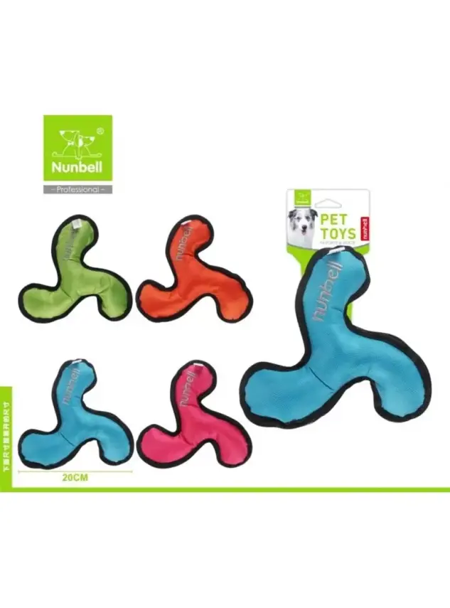 Nunbell Köpek Kumaş Oyuncak Desenli Frizbi - 1