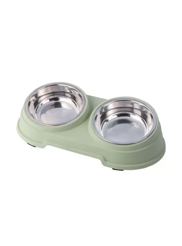 Nunbell Melamin Çelik Mama Kabi İkili - 1