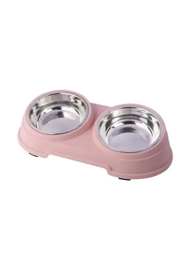 Nunbell Melamin Çelik Mama Kabi İkili - 1