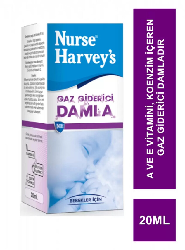Nurse Harvey's Bitkisel Gaz Giderici Damla 20 ml - Nurse harveys