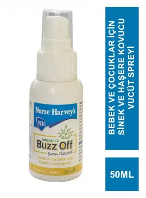 Nurse Harveys Organics Buzz Off Body Sprey 50ml - Nurse harveys