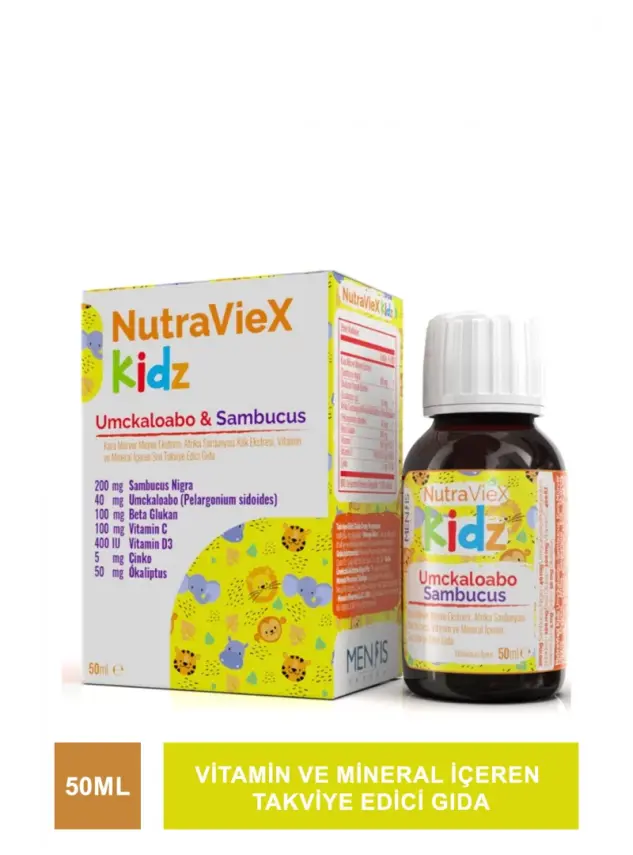 NutraVieX Kidz Şurup 50 ml - 3