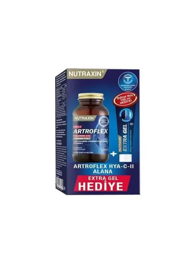 Nutraxin Artroflex Hya-C-II 90 Tablet + Extra Gel 100 ml Hediyeli - 1