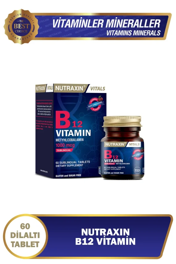 Nutraxin B12 Vitamin 60 Tablet - 1