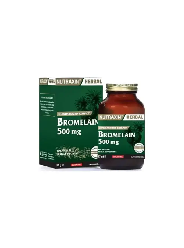 Nutraxin Bromelain 60 Kapsül - 1