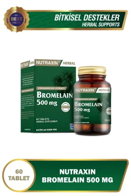 Nutraxin Bromelain 60 Kapsül - 1