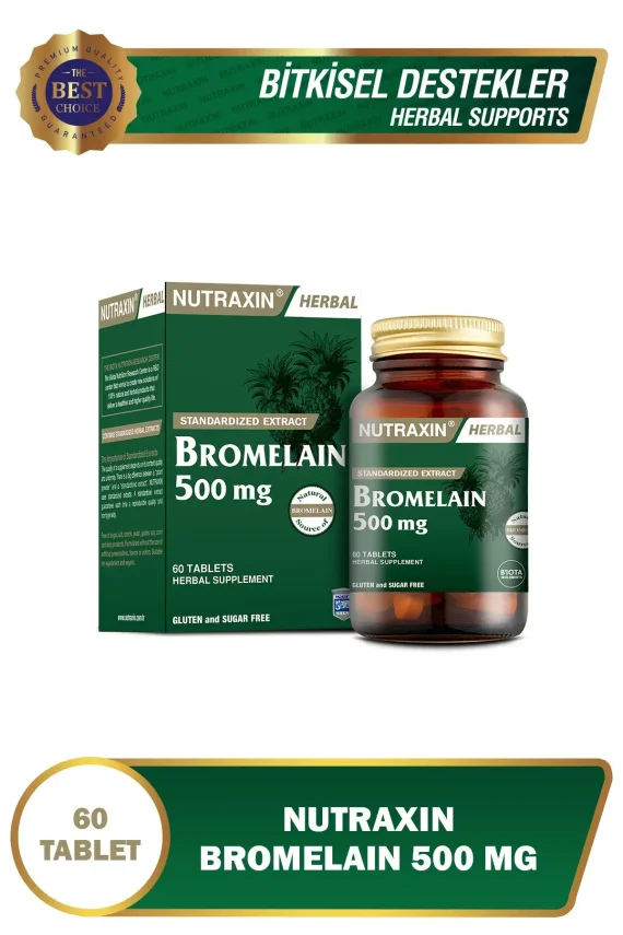 Nutraxin Bromelain 60 Kapsül - 1