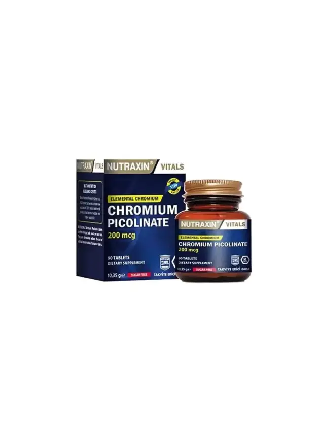 Nutraxin Chromium Picolinate 90 Kapsül - 1