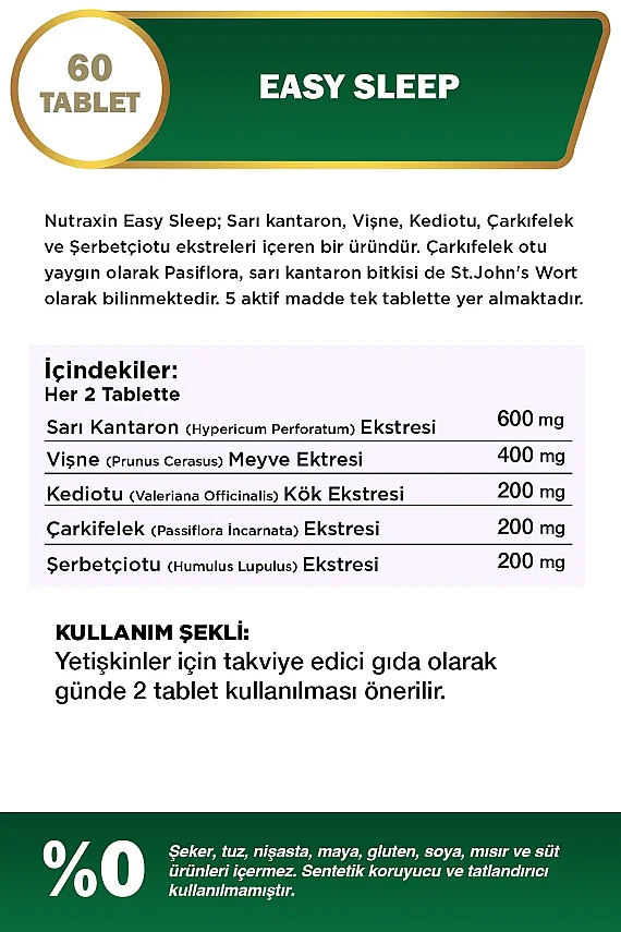 Nutraxin Easy Sleep 60 Tablet - 2