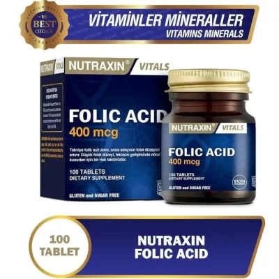 Nutraxin Folic Acid 100 Tablet - Nutraxin