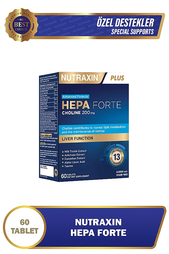 Nutraxin Hepa Forte Takviye Edici Gıda 60 Tablet - 1