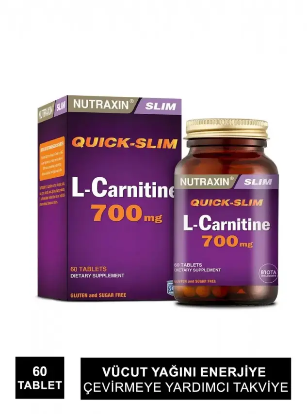 Nutraxin L-Carnitine 700 mg 60 Kapsül - 1