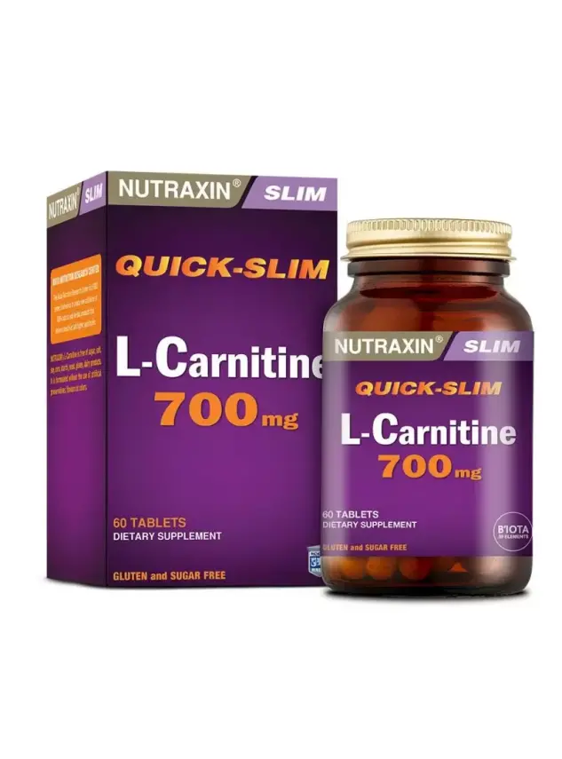 Nutraxin L-Carnitine 700 mg 60 Kapsül - 2