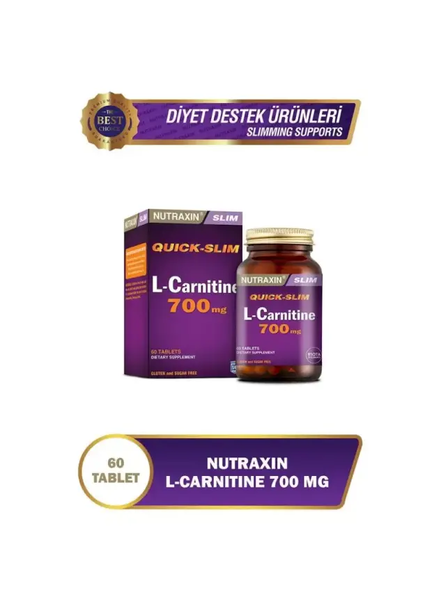 Nutraxin L-Carnitine 700 mg 60 Kapsül - 4