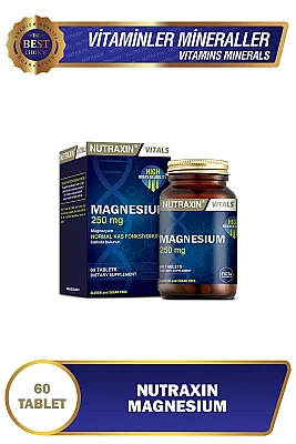 Nutraxin Magnesium 250 mg 60 Tablet - Nutraxin
