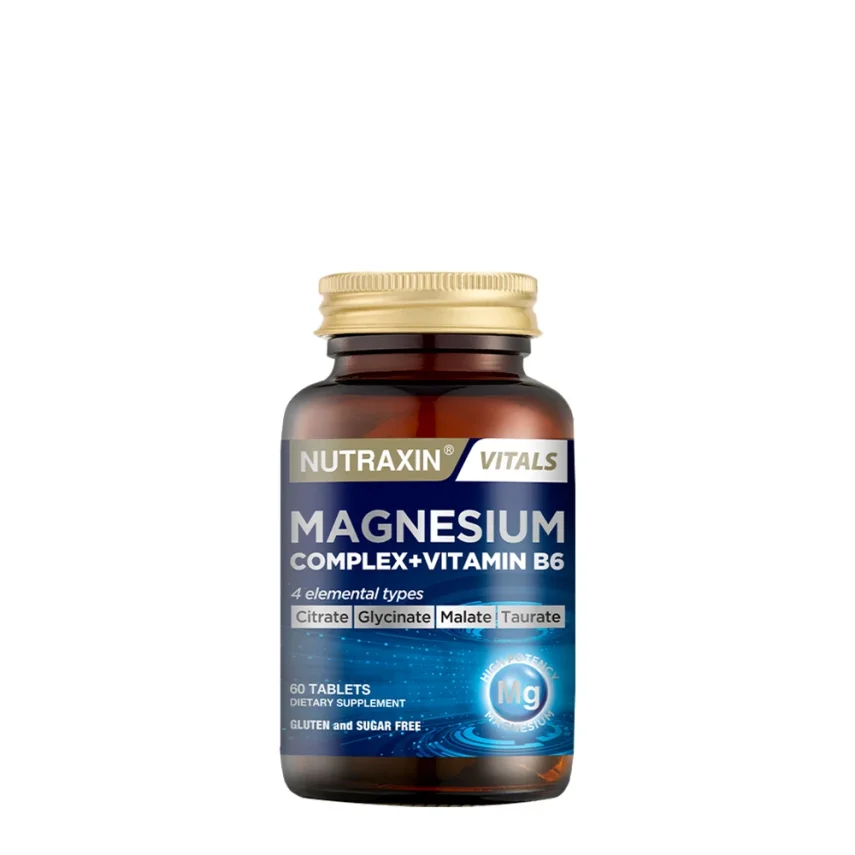 Nutraxin Magnesium Complex +Vitamin B6 125mg 60 Kapsül - 2