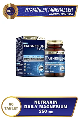 Nutraxin Magnesium Daily 250 mg 60 Tablet - Nutraxin
