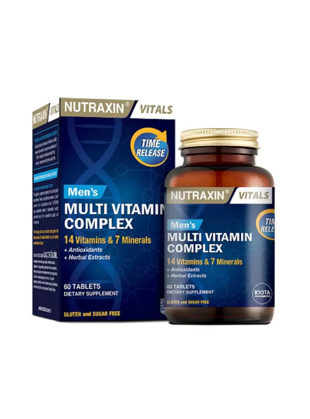 Nutraxin Mens Multi Vitamin Complex 60 Tablets - Nutraxin