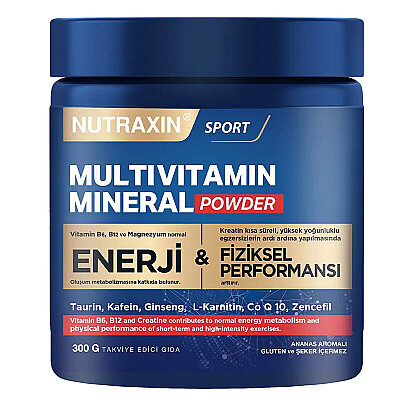 Nutraxin Multivitamin Mineral Powder 300 Gr - 3
