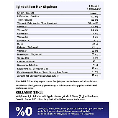 Nutraxin Multivitamin Mineral Powder 300 Gr - 2
