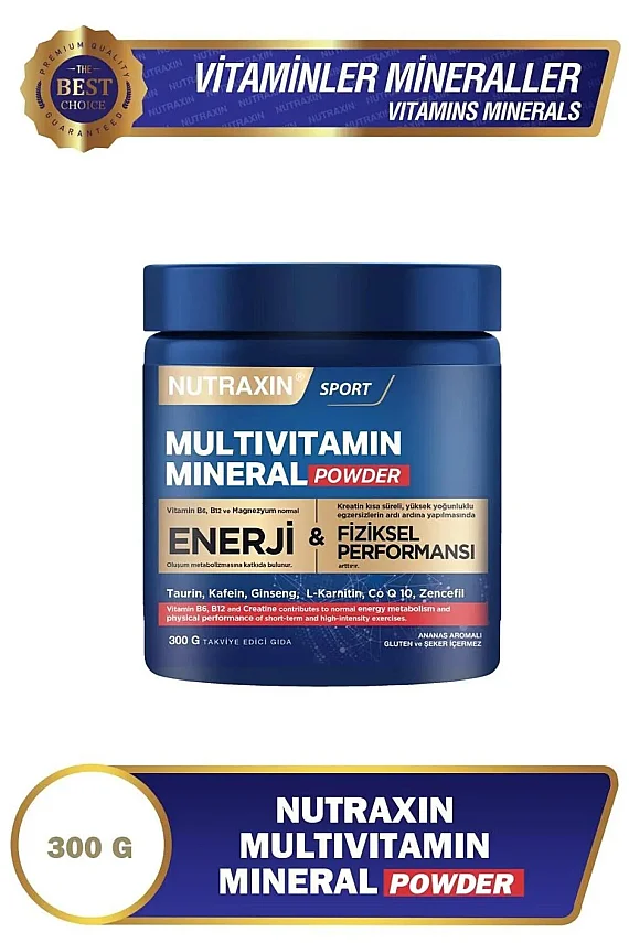 Nutraxin Multivitamin Mineral Powder 300 Gr - 1