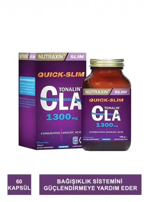 Nutraxin Quick Slim Tonalin CLA 1300mg 60Kapsül - 1