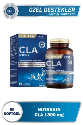 Nutraxin Sport CLA 1300 mg 60 Kapsül - 1