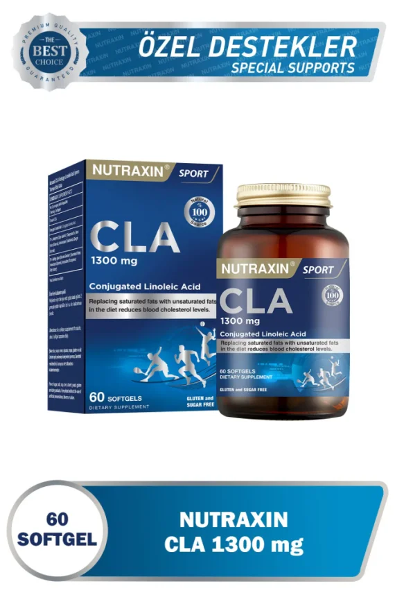 Nutraxin Sport CLA 1300 mg 60 Kapsül - 1
