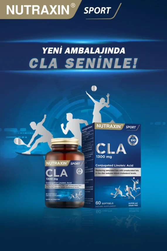 Nutraxin Sport CLA 1300 mg 60 Kapsül - 3