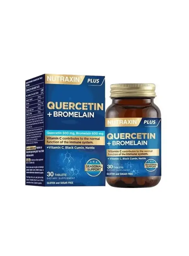 Nutraxin Quercetin+Bromelian 30 Tablet - 1