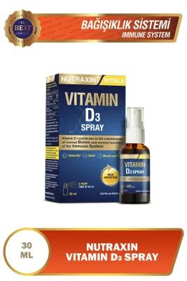 Nutraxin Vitamin D3 Sprey 1000 IU 30 ml - 1