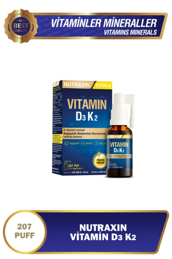 Nutraxin Vitamin D3K2 30 ml - 1