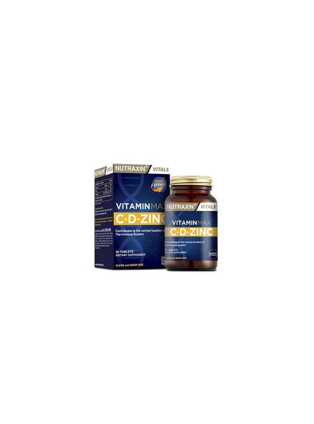 Nutraxin Vitamin Max C.D.Zinc 60 Tablet - Nutraxin