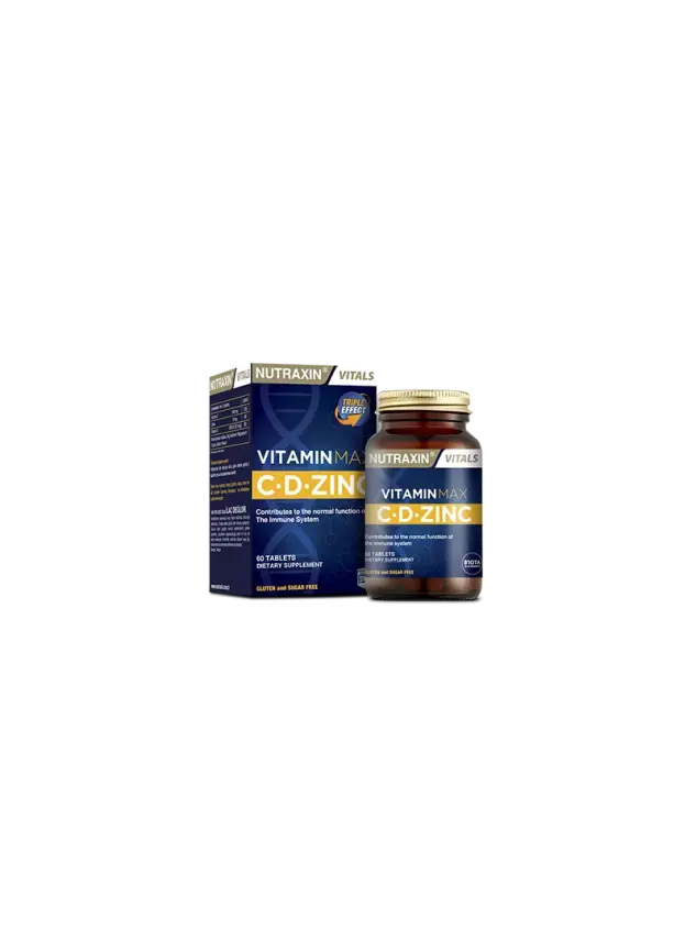 Nutraxin Vitamin Max C.D.Zinc 60 Tablet - 1