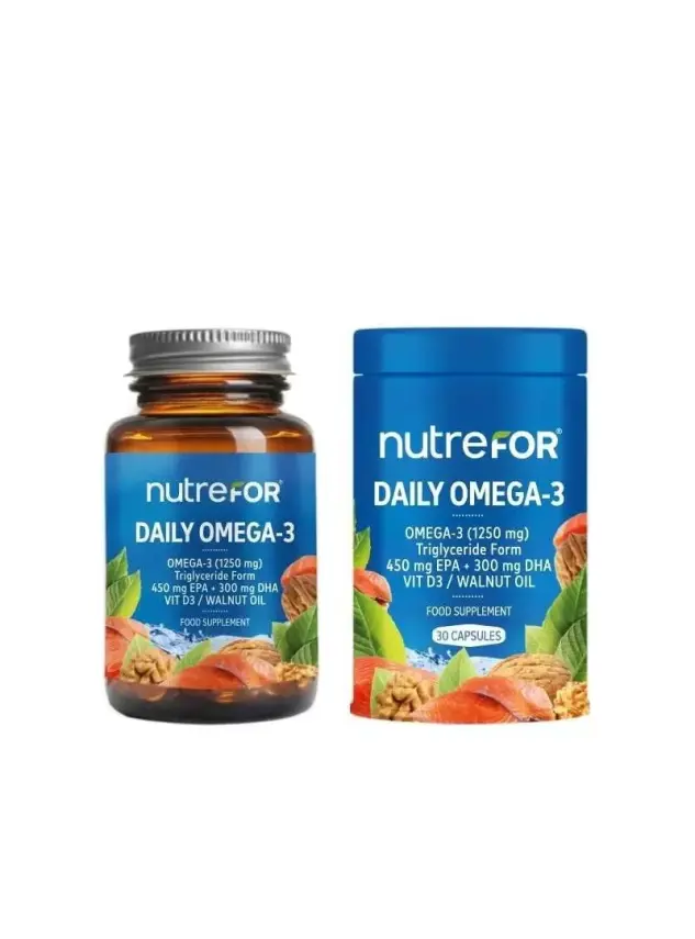 Nutrefor Daily Omega-3 30 Kapsül - 1