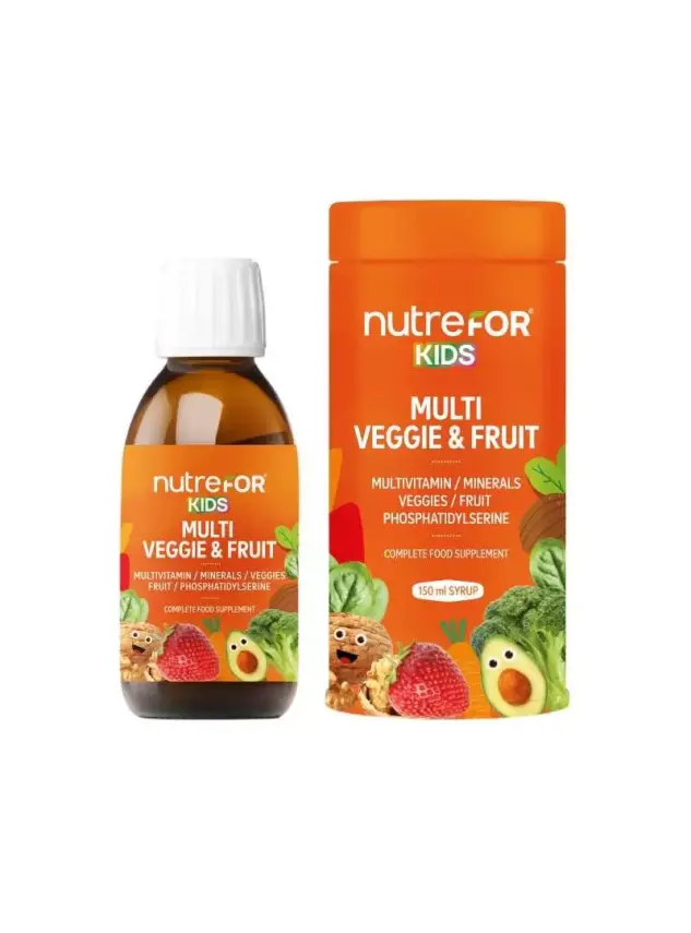 Nutrefor Kids Multi Veggie & Fruit Şurup 150 ml - 1