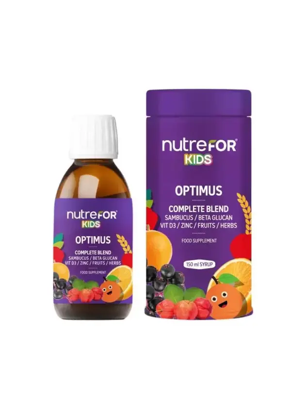 Nutrefor Kids Optimus Complete Blend Şurup 150 ml - 1