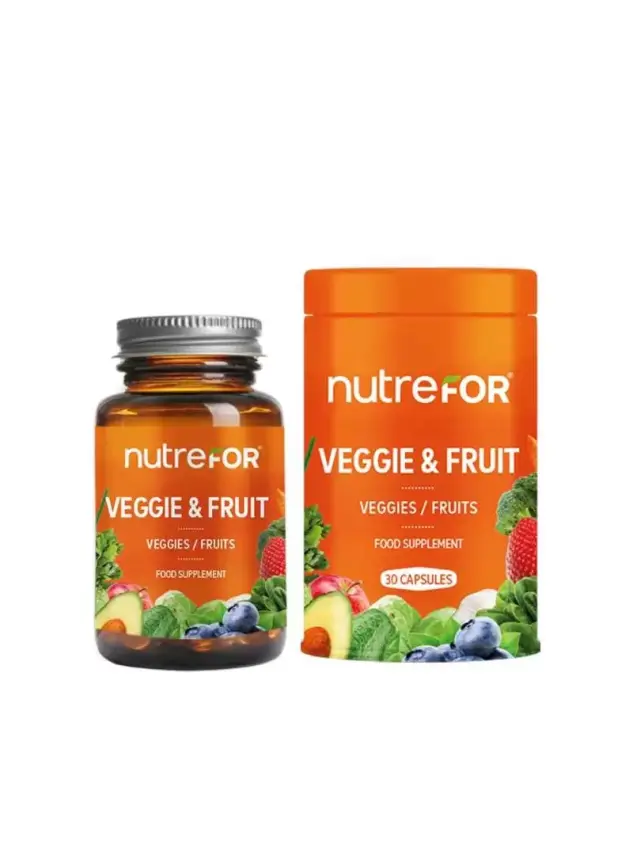 Nutrefor Veggie & Fruit 30 Kapsül - 1