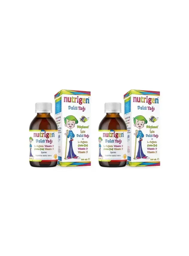Nutrigen Balık Yağı Kofre 2 x 200 ml - 1