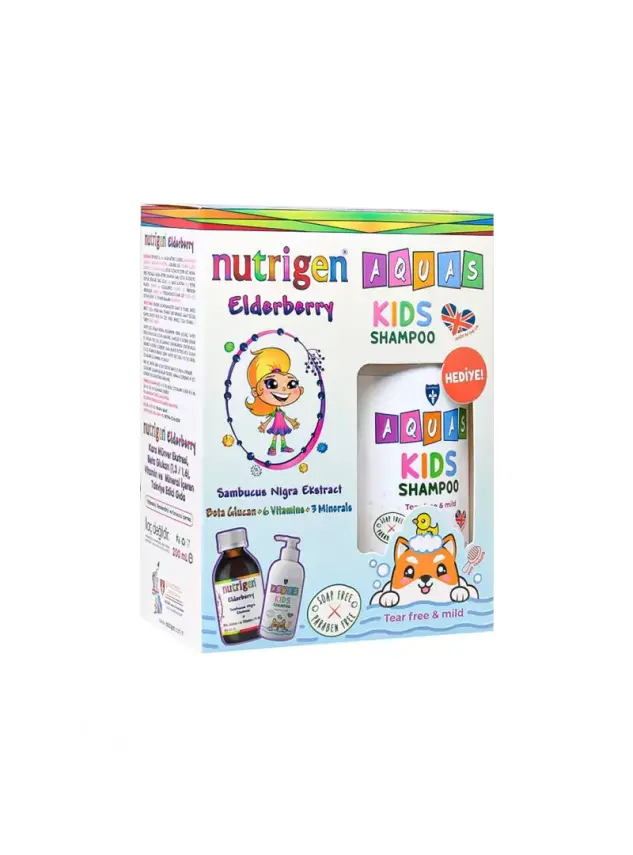 Nutrigen Kara Mürver Şurup 200 ml - Aquas Kids Şampuan Hediye - - 2
