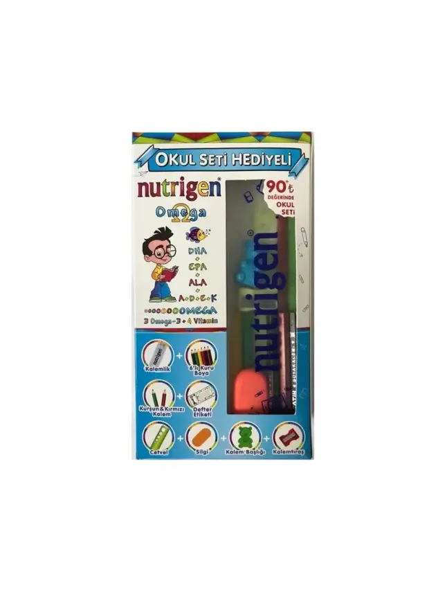 Nutrigen Omega 3 200 ml - Okul Seti Hediyeli - 1