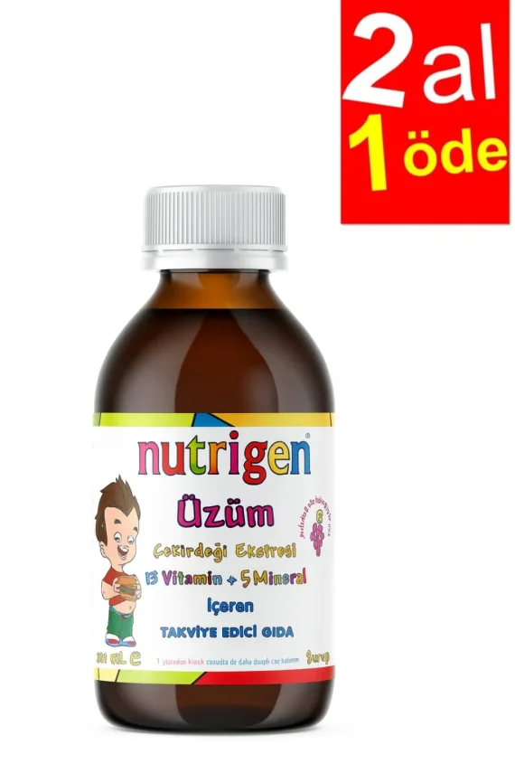 Nutrigen Üzüm Çekirdeği Ekstreli Şurup 200 ml - 2AL1ÖDE - 1