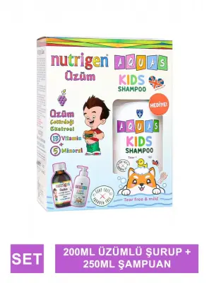 Nutrigen Üzüm Çekirdeği Ekstresi 200 ml - Aquas Kids Şampuan Hediye - - 1