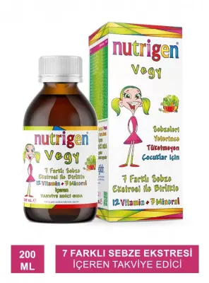 Nutrigen Vegy Şurup 200 ml - Nutrigen