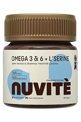 Nuvite Omega 3 Çikolata Aromalı 300 gr - Nuvite