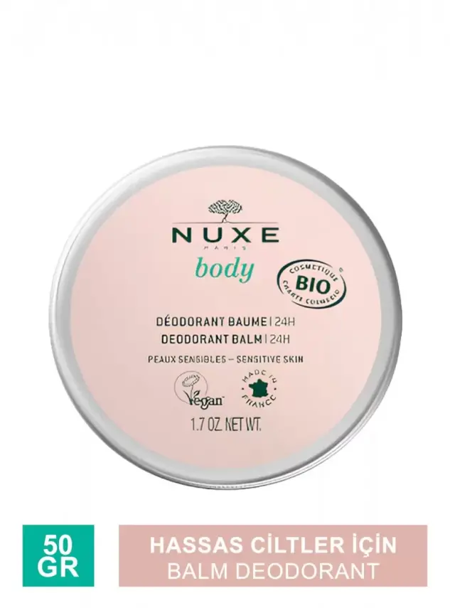 Nuxe Body Deodorant Balm -Krem Deodorant-50gr - 1