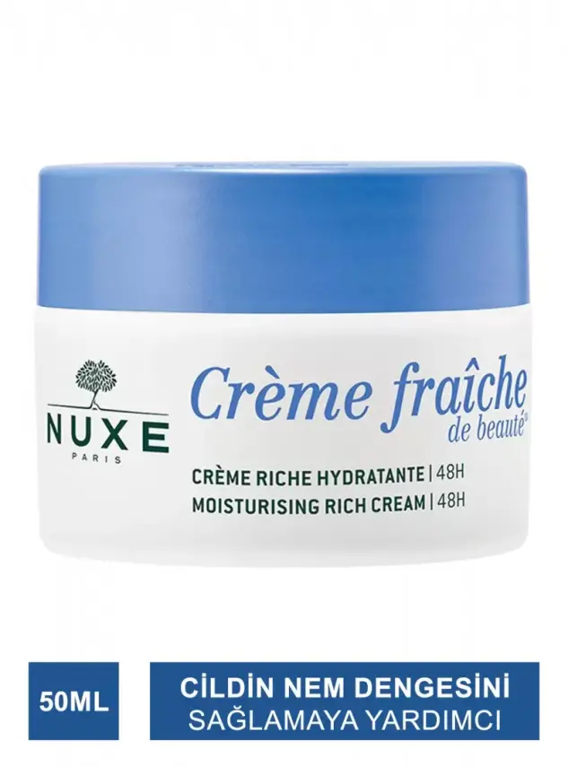 Nuxe Creme Fraiche de Beaute Creme Riche Hydratante 48h 50 ml - Kuru Ciltler - 1