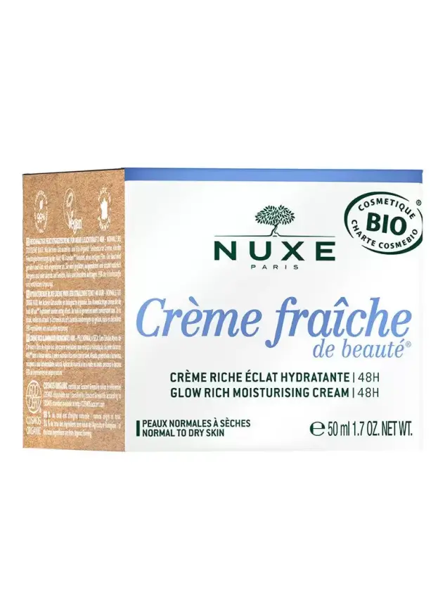 Nuxe Creme Fraiche Glow Rich Moisturizing Cream 48H - Nemlendirici Organik Yoğun Bakım Kremi - 50 ml - 2